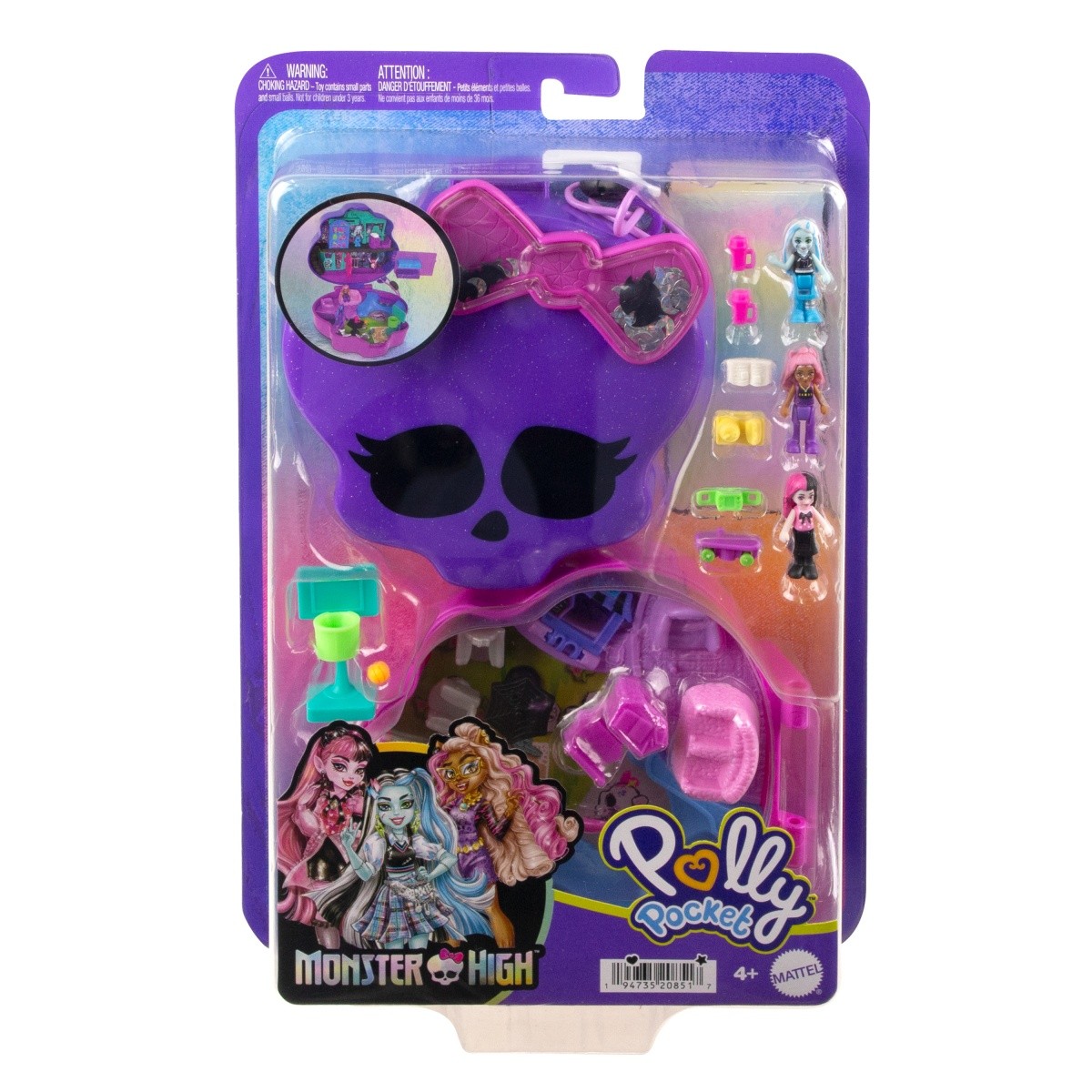 Mattel Figures Polly Pocket Monster High